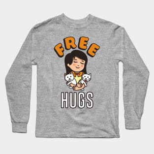 Free Hugs For You or Your Cats T-Shirt Long Sleeve T-Shirt